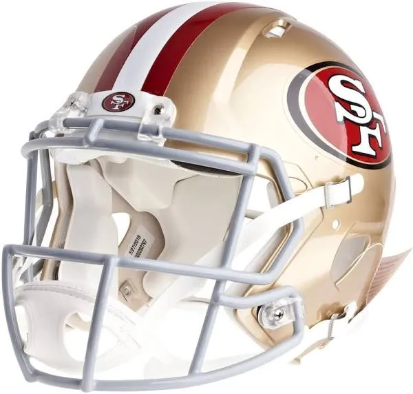 San Francisco 49ers Riddell Speed Full Size Authentic Football Helmet