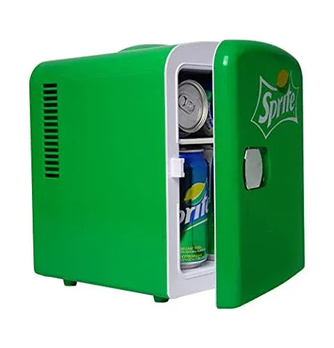 Sprite/Coca Cola  4L Portable Cooler/Warmer 12V AC/DC Mini Fridge