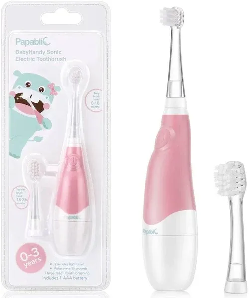 Papablic BabyHandy 2-Stage Sonic Electric Toothbrush