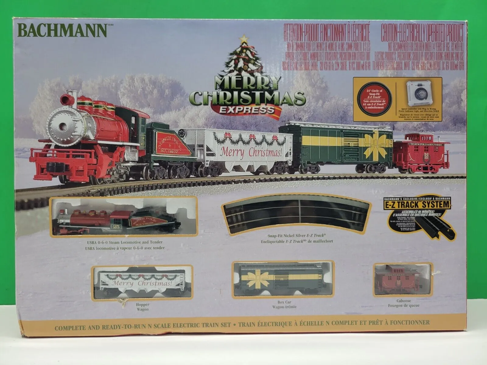 Bachmann Trains Merry Christmas Express Electric Train Set (24027)