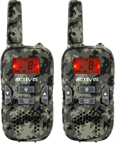 Retevis RT33 Walkie Talkies for Kids Army Toy Gifts for 3-12 Year Old Boys Gi...