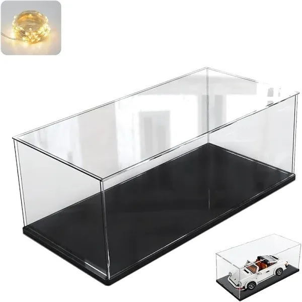 Elepure Thickened Clear Acrylic Display Case for Lego Ducati Motorcycle 42107