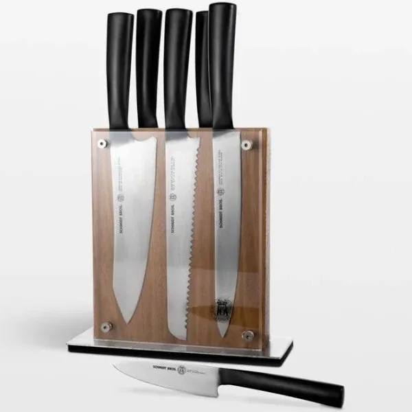 Schmidt Brothers Carbon 6 7-Piece Knife Block Set