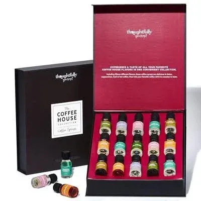 Thoughtfully Gourmet Coffee Syrups Mega Sampler Variety Gift Set