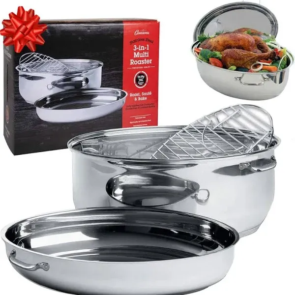 Camerons Stainless Steel Multi Roaster