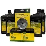 John Deere Double Oil Change Kit Including Oil Filter Wrench - (4) TY22029 + ...