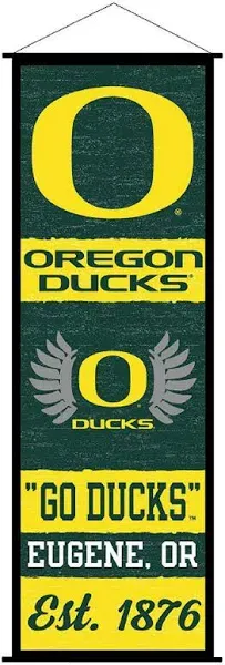 College Flags and Banners Company Oregon Ducks Banner and Scroll Sign