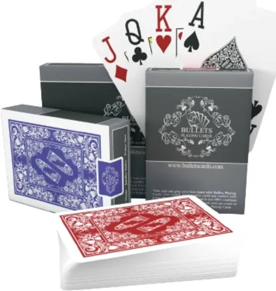 Bullets Playing Cards Plastic Poker Cards Poker Size Double Pack