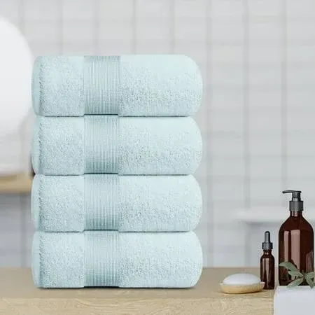 Resort Collection Soft Bath Towels Large Luxury Hotel Plush & Absorbent Cotton Bath