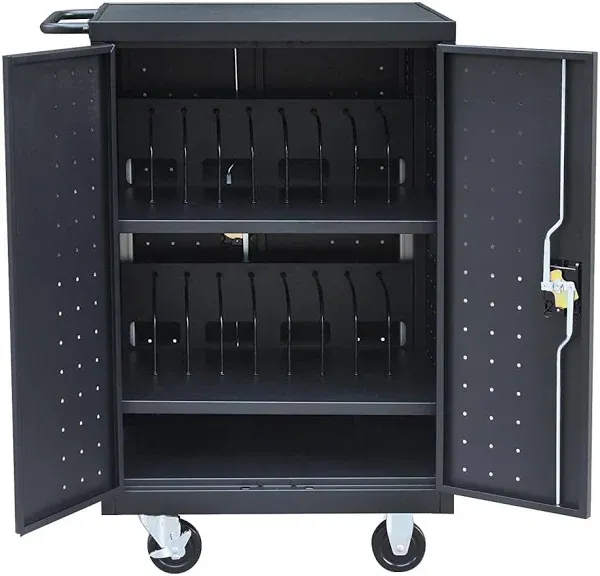 Pearington 20 Device Mobile Charging and Storage Cart for iPads, Chromebooks ...