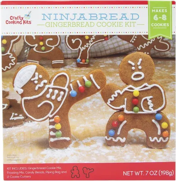 Ninjabread Gingerbread Cookie Kit