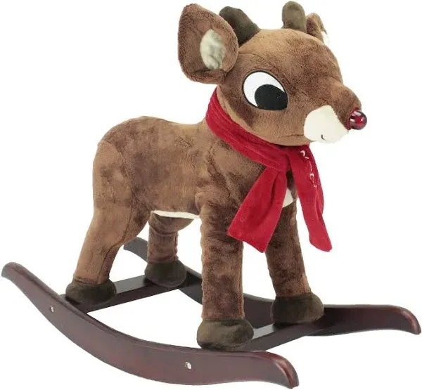 Rudolph the Red-Nosed Reindeer Musical &amp; Light - Up Nose Character Rocker - R...