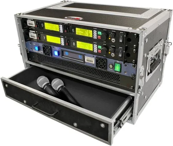 ProX XS-WM4U2DR ATA-style Rack Flight Case with Drawer - 4U