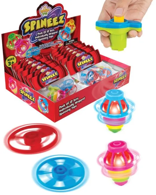 IPIDIPI TOYS Light Up Spinning Tops and Flying Saucer Disc - Light Up Spinner...