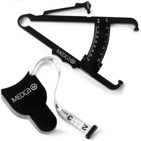 Medca Body Fat Caliper and Measuring Tape