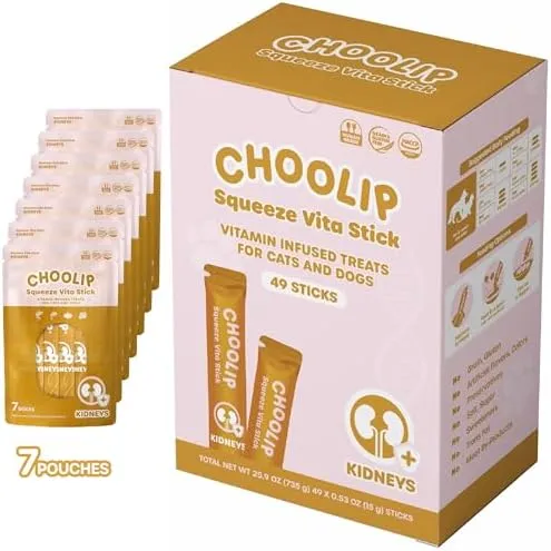 Choolips Squeeze Vita Stick Kidneys Cat and Dog Treat