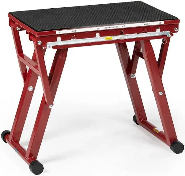 Stamina x Adjustable Height Plyobox - 12 to 24 Inches, Red