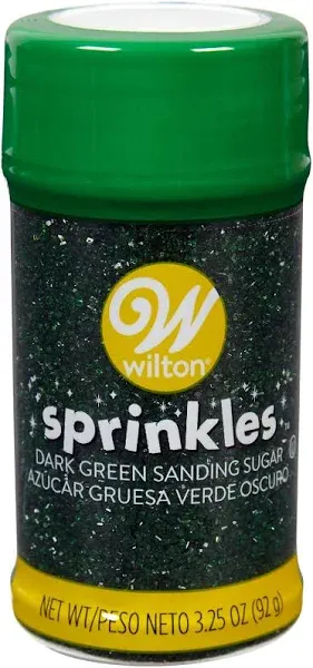 Sugar Sprinkles 3.25oz-Dark Green