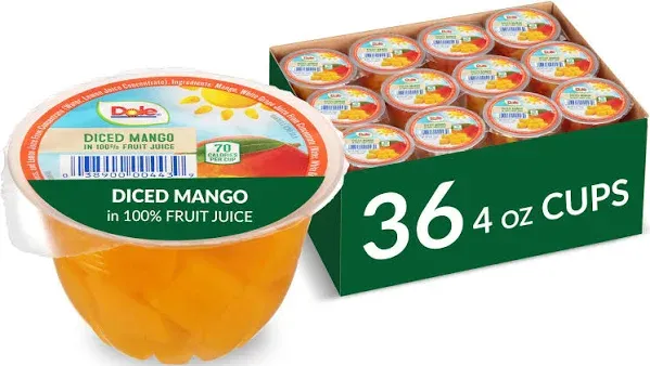 Dole Diced Mango in 100% Fruit Juice