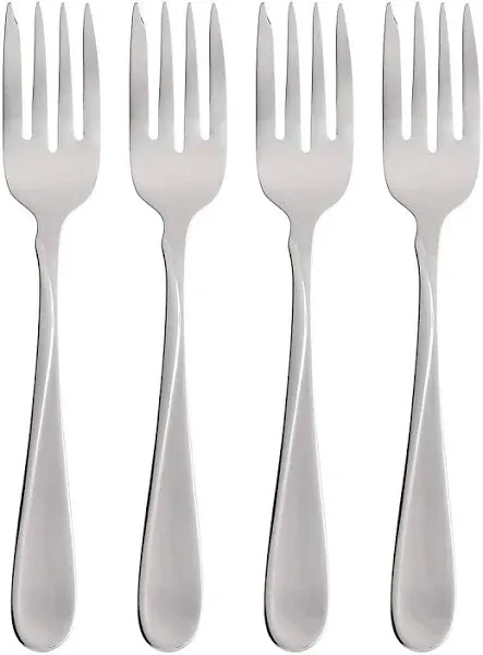 Oneida Flight Everyday Flatware Salad Forks, Set of 4