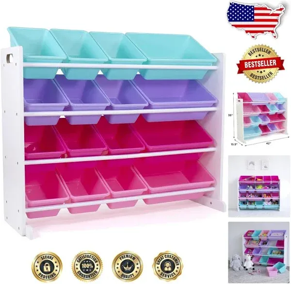 Toy Storage Bin Organizer