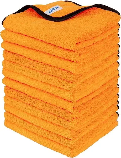 MR.SIGA Premium Microfiber Towels for Household Cleaning