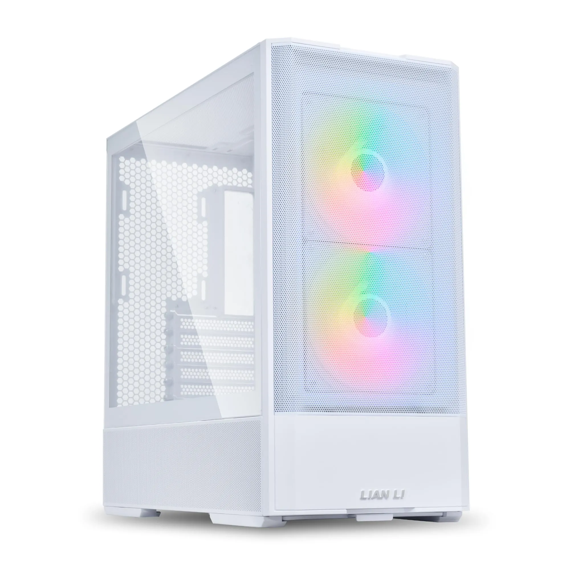 Lian Li Lancool 207 Tempered Glass ATX Mid-Tower Computer Case - White