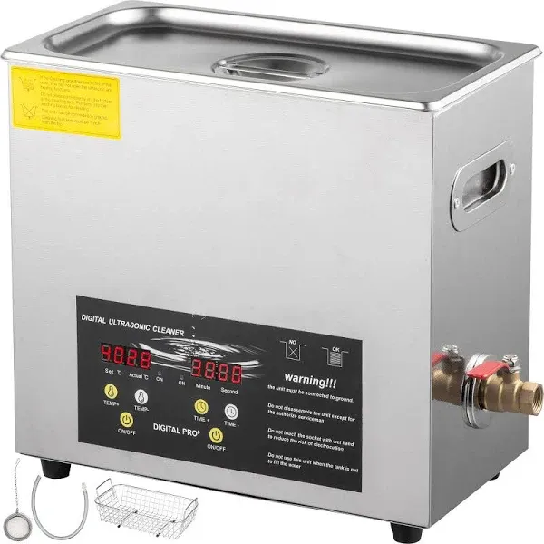 VEVOR 6L Upgraded Ultrasonic Cleaner