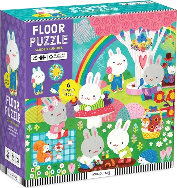 Chronicle Books Garden Bunnies Floor Puzzle