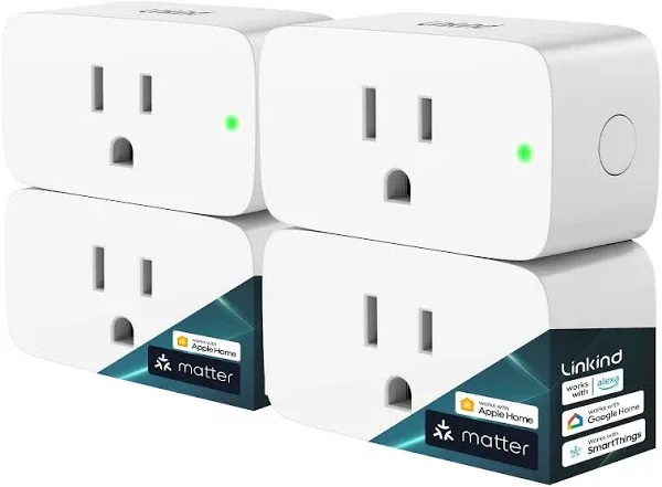 Linkind Matter Version Smart Plug 2 Packs