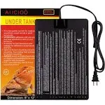 Aiicioo Reptile Heating Pad - Hermit Crab Heater Heat Mat for Reptiles Snake Lizard Terrarium 16 Watt