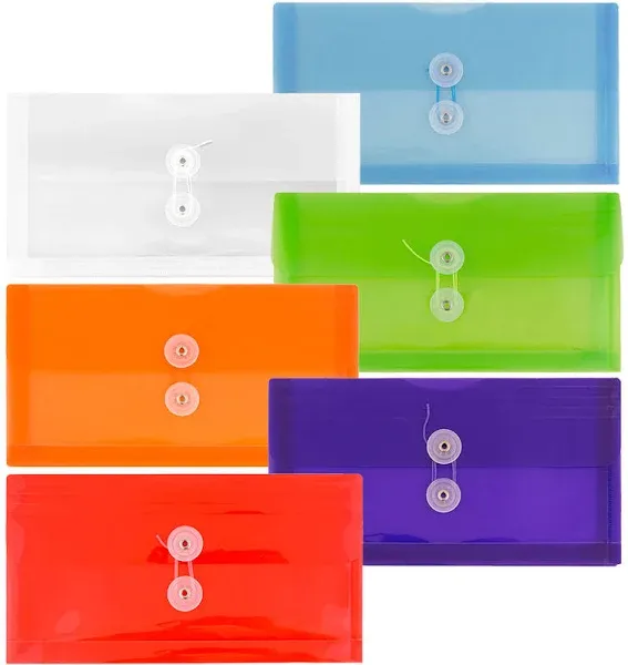 JAM Paper Plastic Envelopes