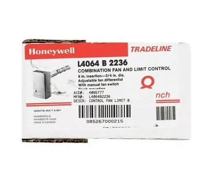 Honeywell Fan and Limit Control 8 in.