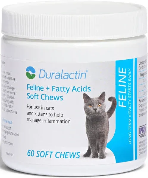 Duralactin Feline + Fatty Acids Soft Chews