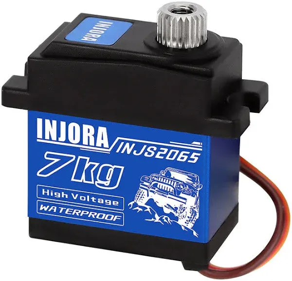 INJORA 7kg Waterproof 2065 Digital Servo with Mount for 1/18 TRX4M