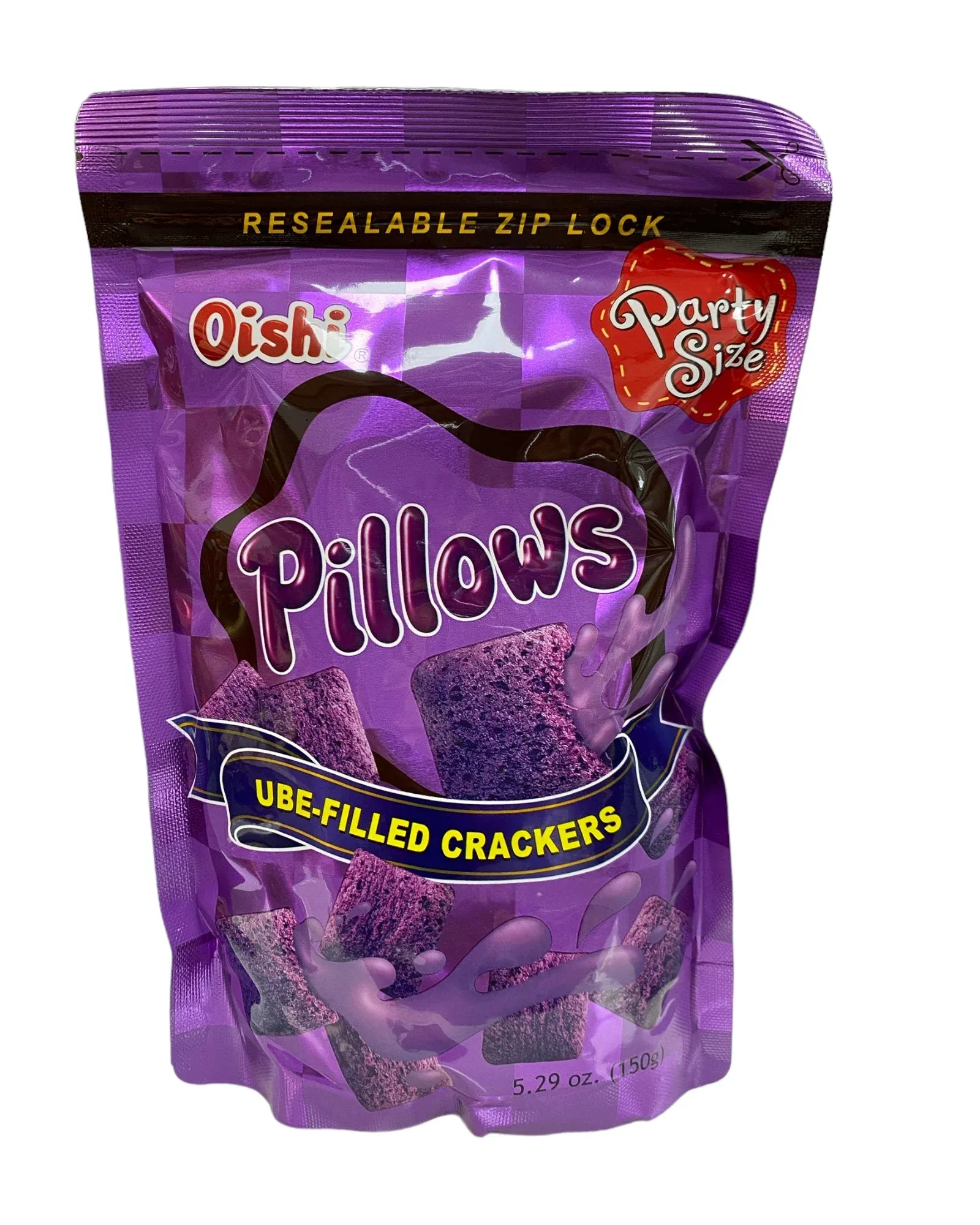 Oishi Pillows Ube Filled Crackers