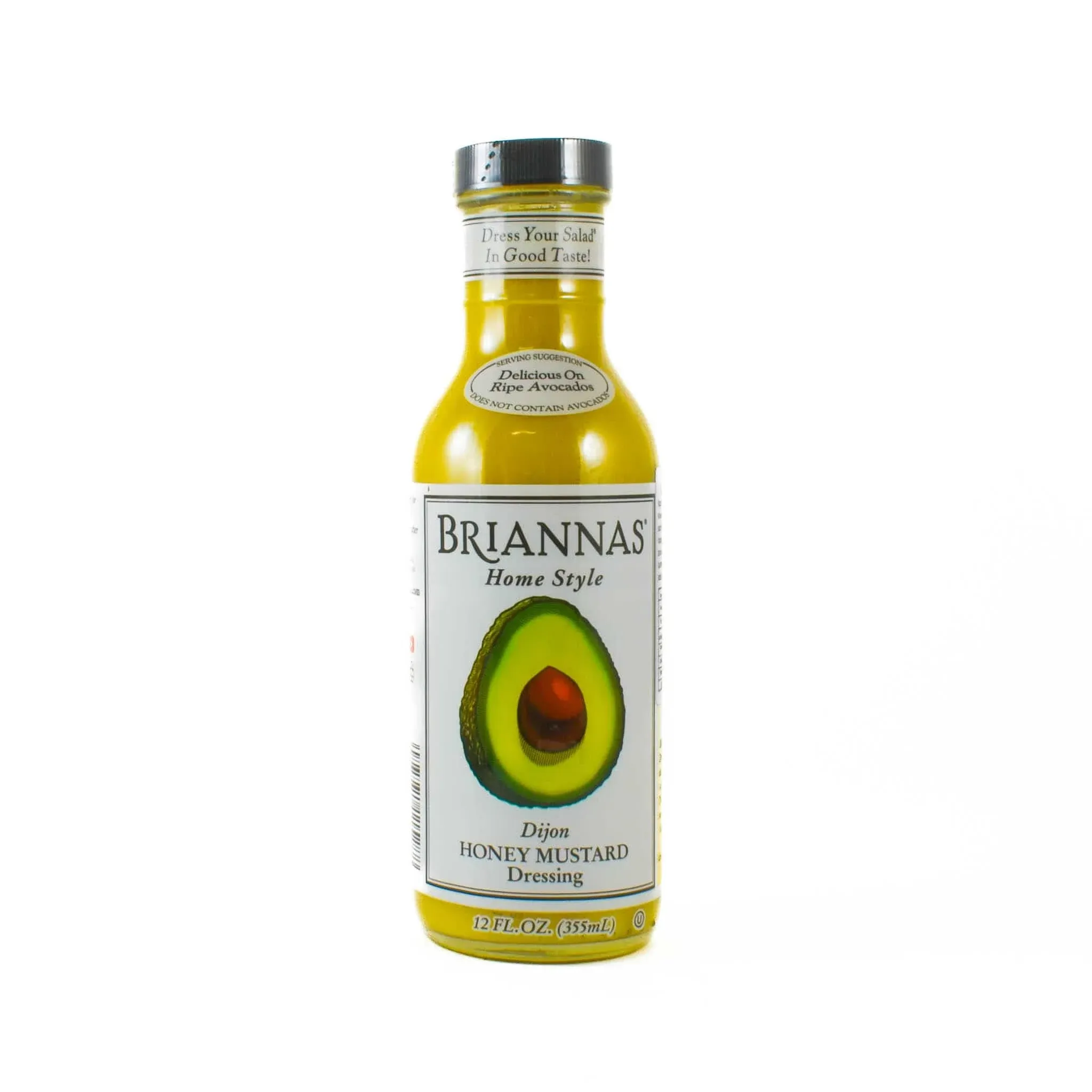 BRIANNAS Salad Dressing - Dijon Honey Mustard - Case of 6-12 Fl oz.