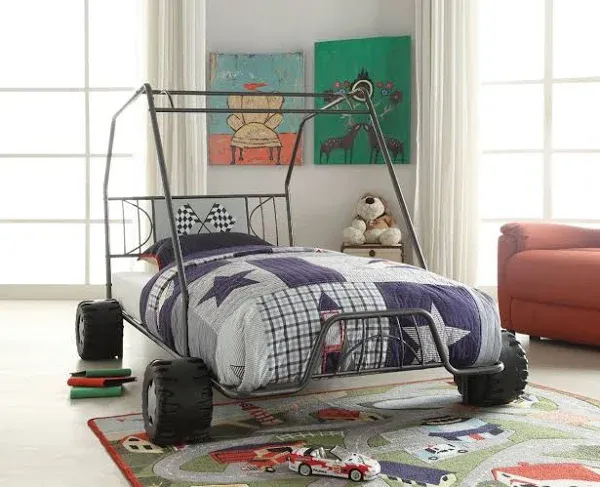 Xander Red Go Kart Twin Bed