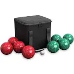 Trademark Games 9 Piece Bocce Ball Set with Easy Carry Nylon