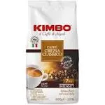 Kimbo Caffe Crema Classico Whole Bean Coffee, 2.2 lbs