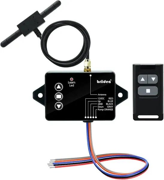 Briidea Wireless Remote Control for 3-Wire/4-Wire Hydraulic Trailer Start Controller