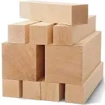 YIPLED Unfinished Basswood Carving Blocks Kit