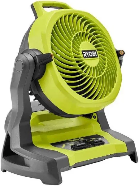 RYOBI 18V ONE+ Cordless 7-1/2 in. Bucket Top Misting Fan (Tool Only)