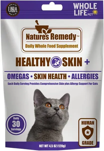 Whole Life Pet Nature's Remedy Healthy Skin Whole Food Cat Supplement