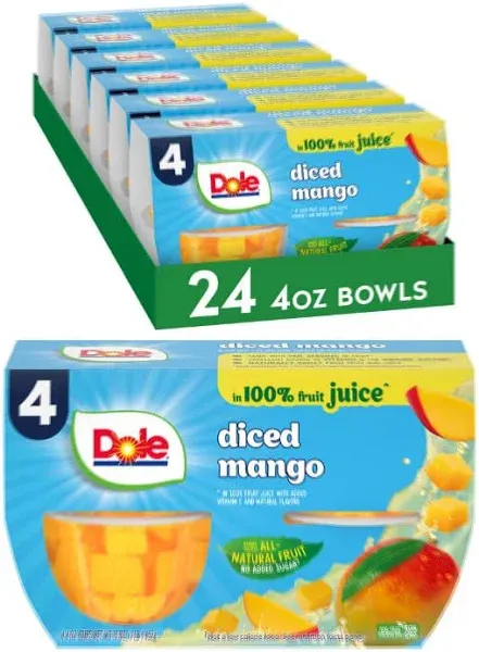 Dole Diced Mango in 100% Fruit Juice