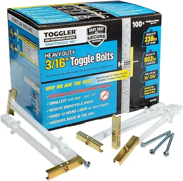 Toggler Heavy Duty Toggle Bolts