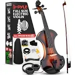 Pyle Electric Plywood Violin PEGVLN33