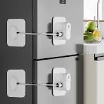 KIZZHISI Fridge Lock 2 PackRefrigerat<wbr/>or Lock with Keysfor Fridge Cabinet Lock...