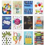 Hallmark Assorted Birthday Greeting (12 Cards and Envelopes)