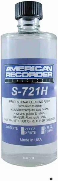 American Recorder Professional Tape Head Cleaning Fluid